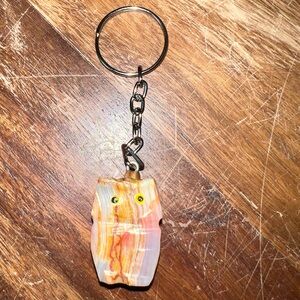 Orange and Yellow Key and Card Holder